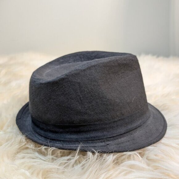 Stetson Grey and Black Fedora Hat Size Large - Picture 5 of 8